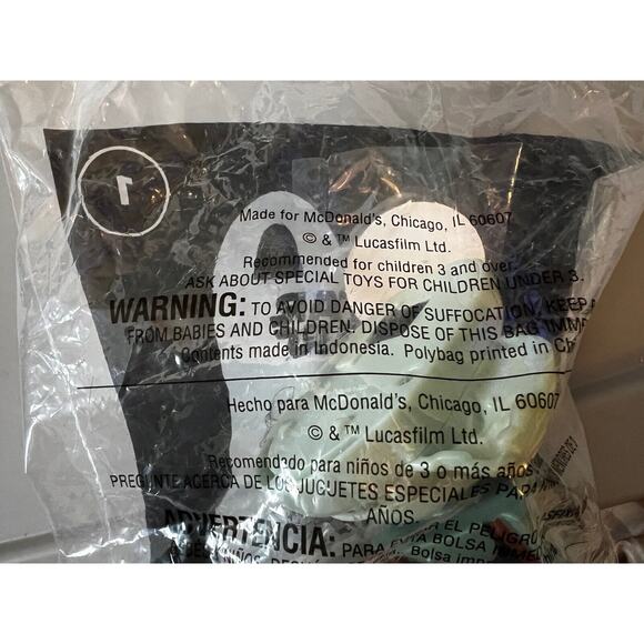 2021 McDONALD'S Star Wars Happy Meal Toy Boba Fett #1 Sealed NEW NIP - Picture 5 of 7